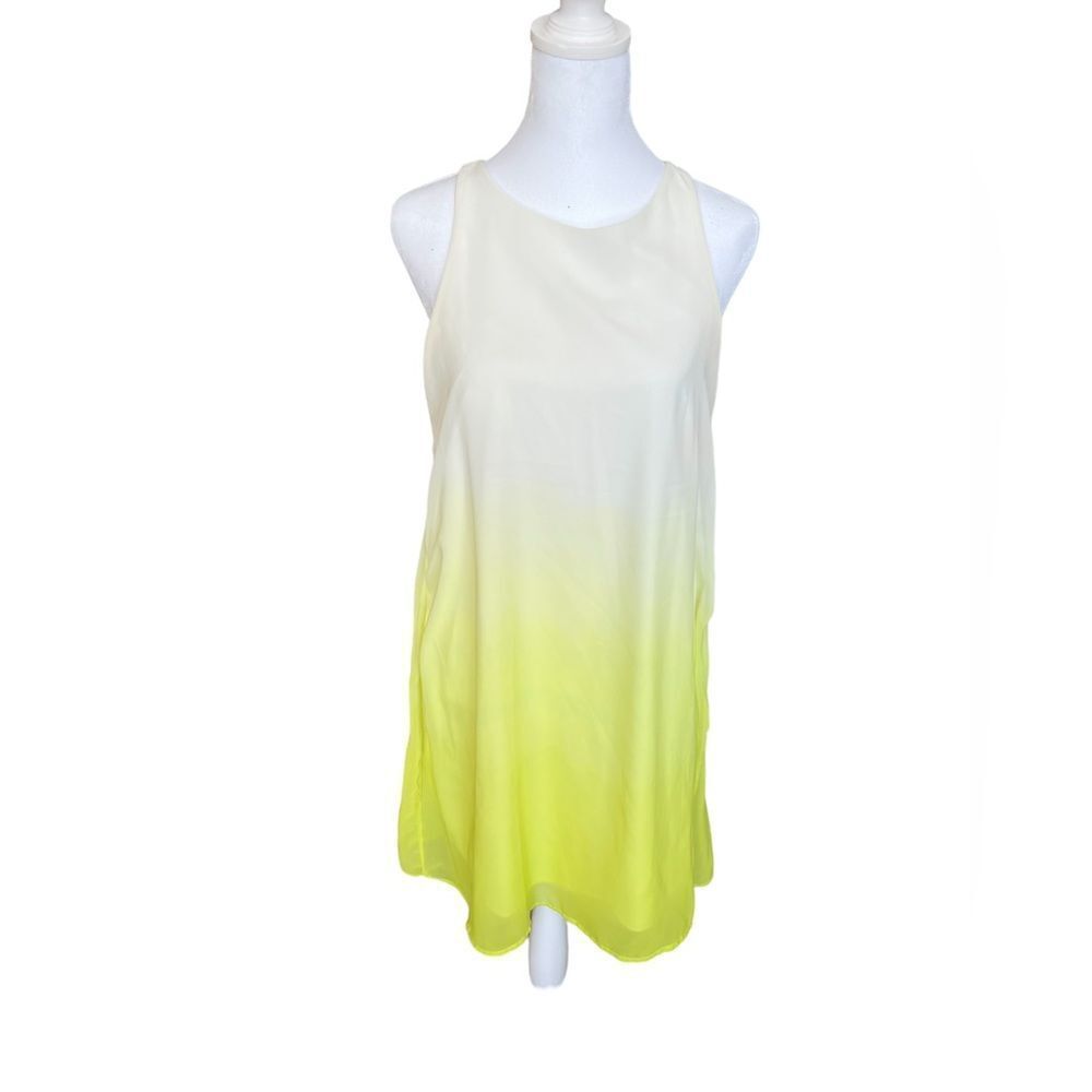 Ombre chiffon dress